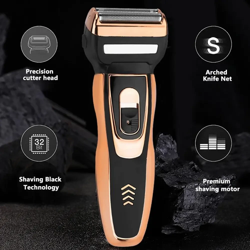 Geemy GM-595 Rechargeable 3 in 1 Shaver Trimmer - image 4