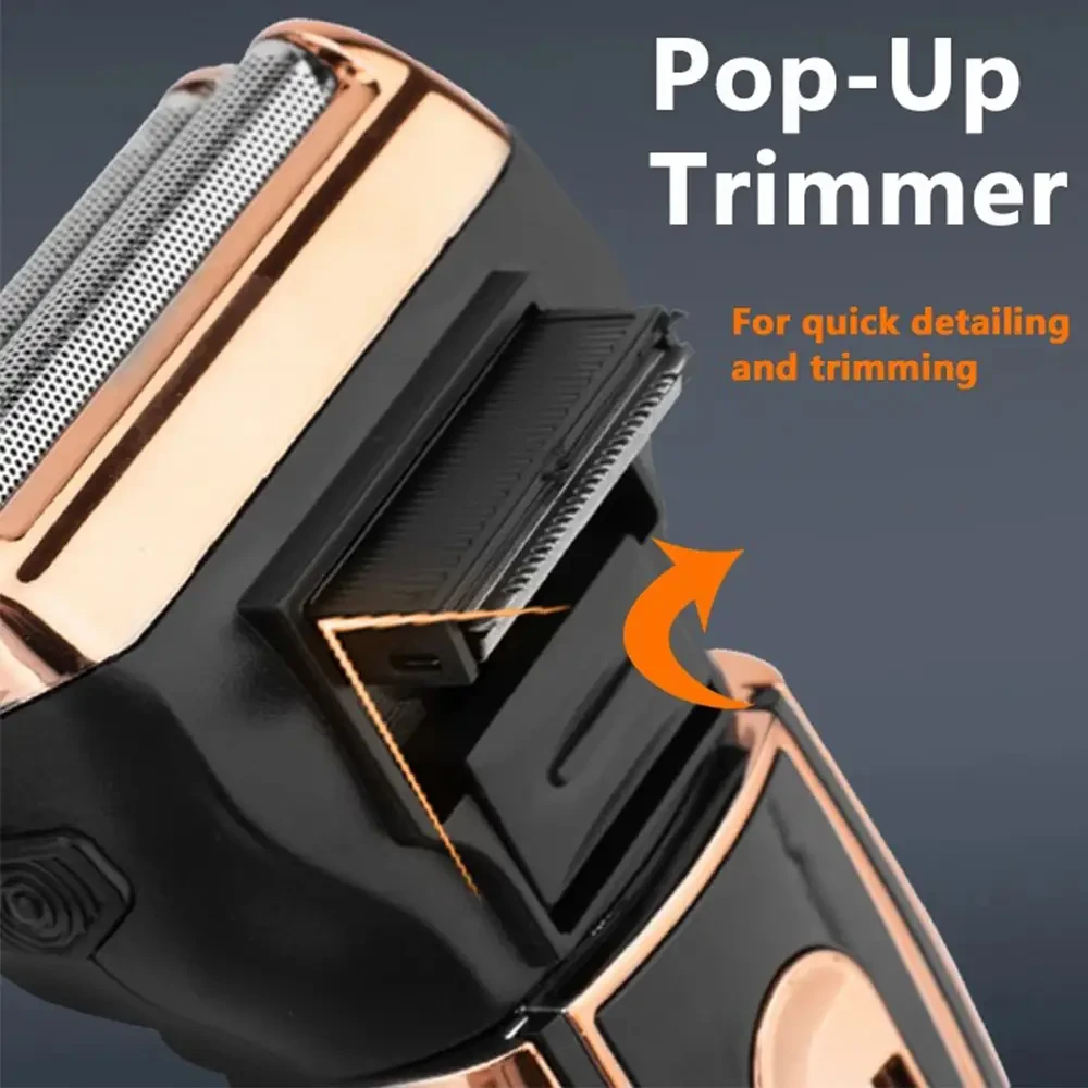 Geemy GM-595 Rechargeable 3 in 1 Shaver Trimmer - image 7