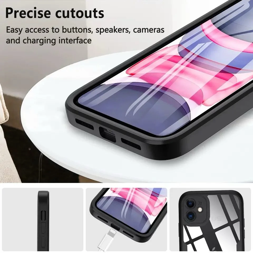 Apple iPhone 360 Full Protection Clear TPU Case - image 8
