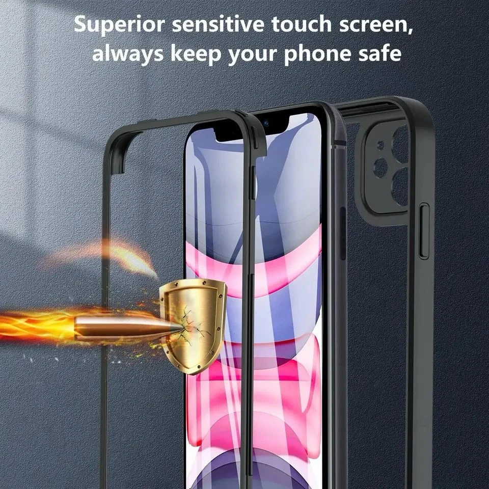Apple iPhone 360 Full Protection Clear TPU Case - image 7