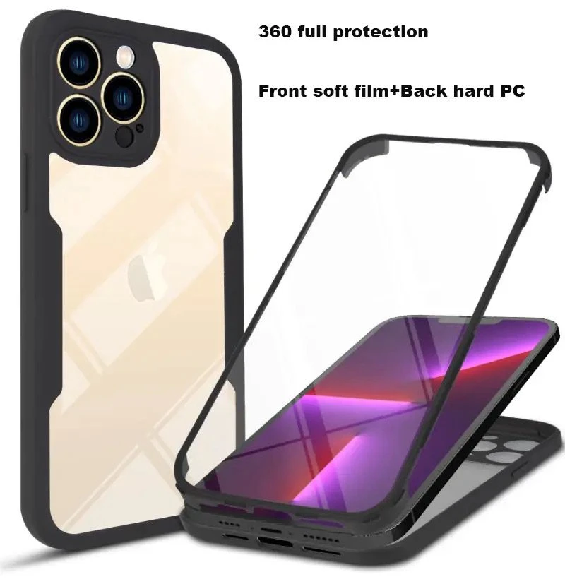 Apple iPhone 360 Full Protection Clear TPU Case - image 1