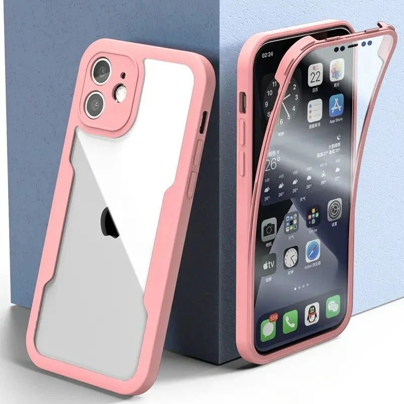 Apple iPhone 360 Full Protection Clear TPU Case - image 11