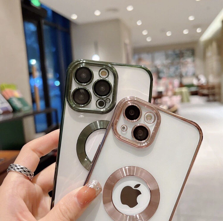 iPhone Back Cover Luxury Electroplated Clear - image 1