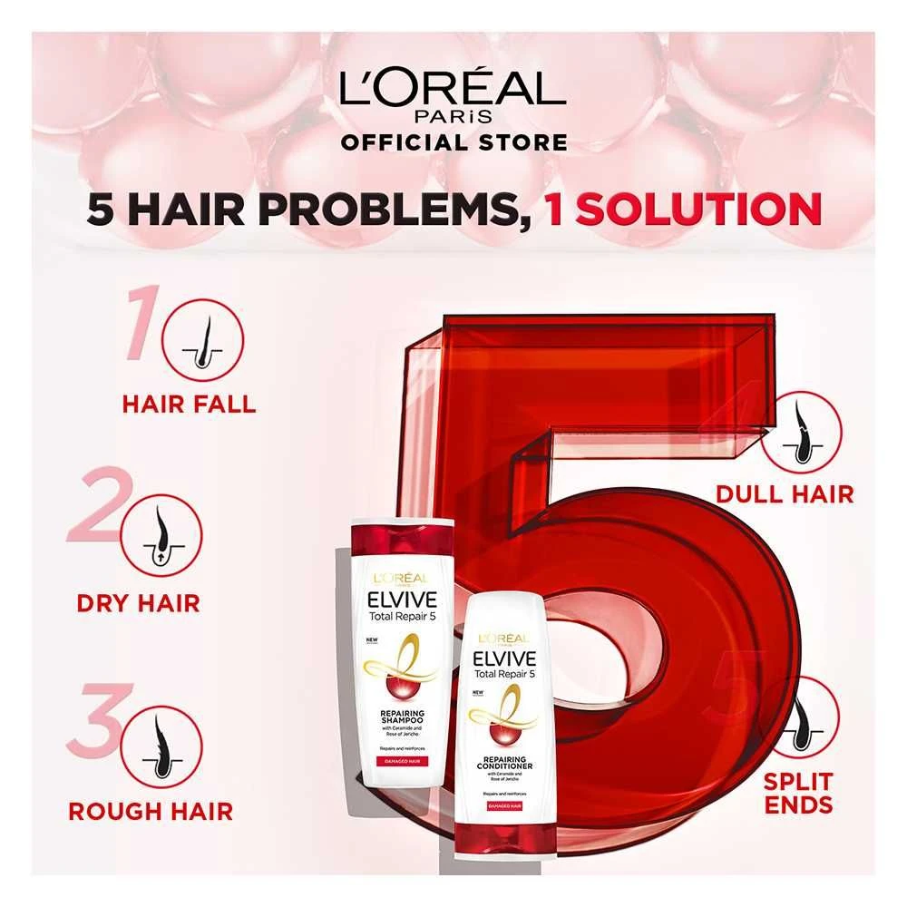 Loreal Paris Total Repair Shampoo & Conditioner 400ml - image 8