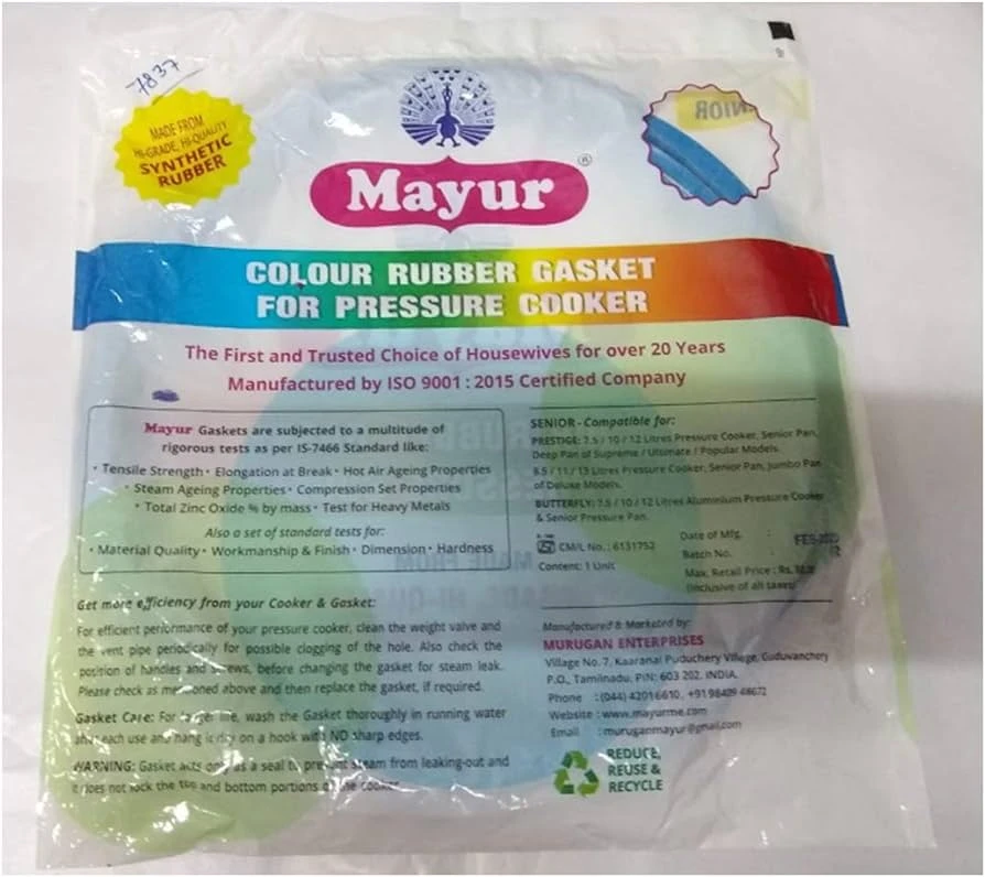 Mayur Pressure Cooker Colour Gasket - image 2