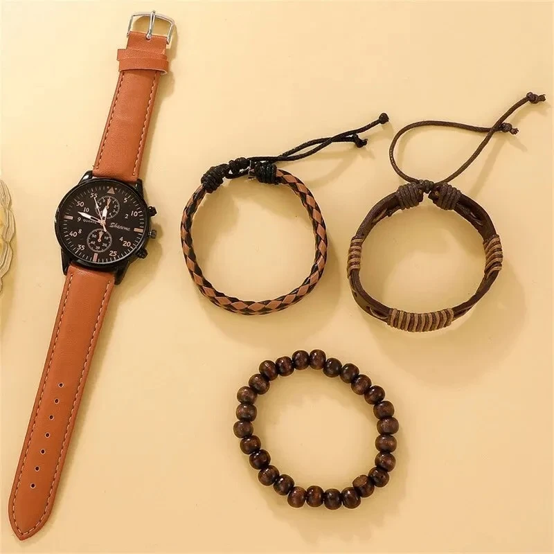 Generic Quartz Wrist Watch Fashion Brown Bracelet - image 8
