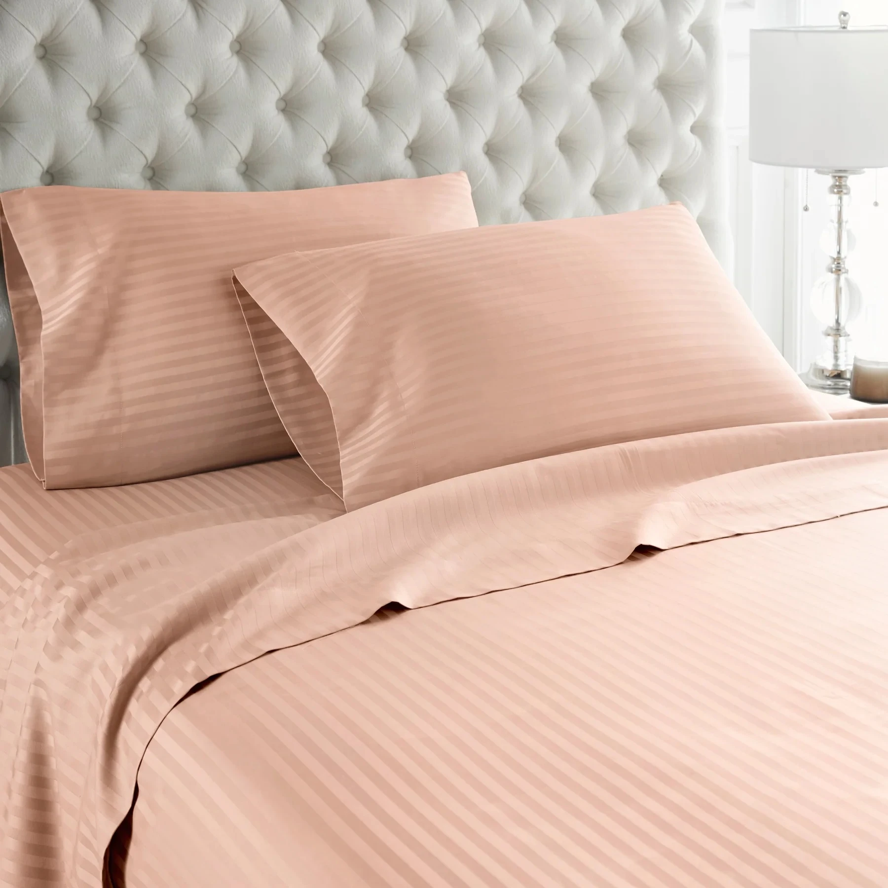 Generic Super King Bedsheet Egyptian Cotton Striped - image 10