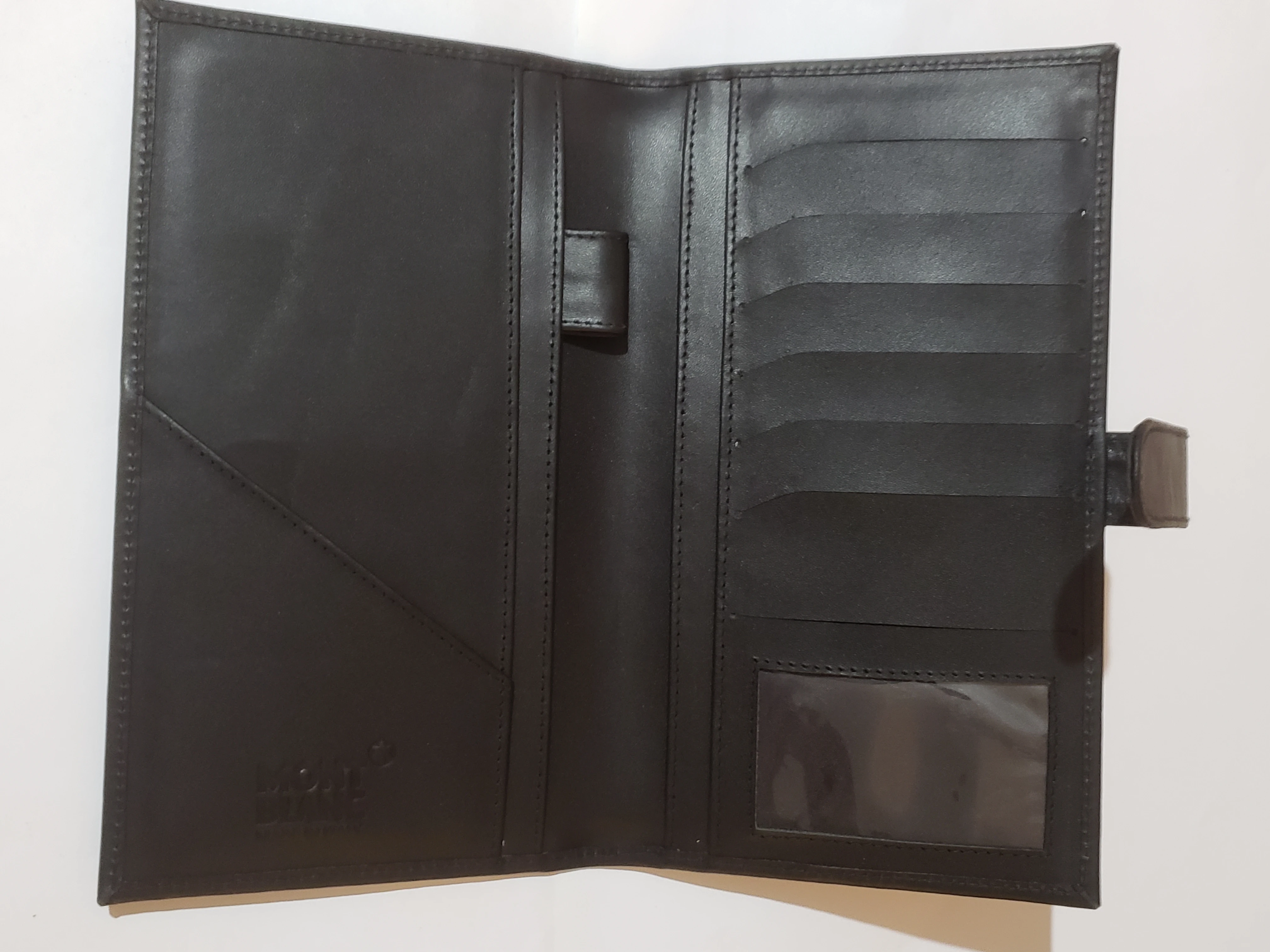Mont Blanc Travel Wallet Leather Case - image 4