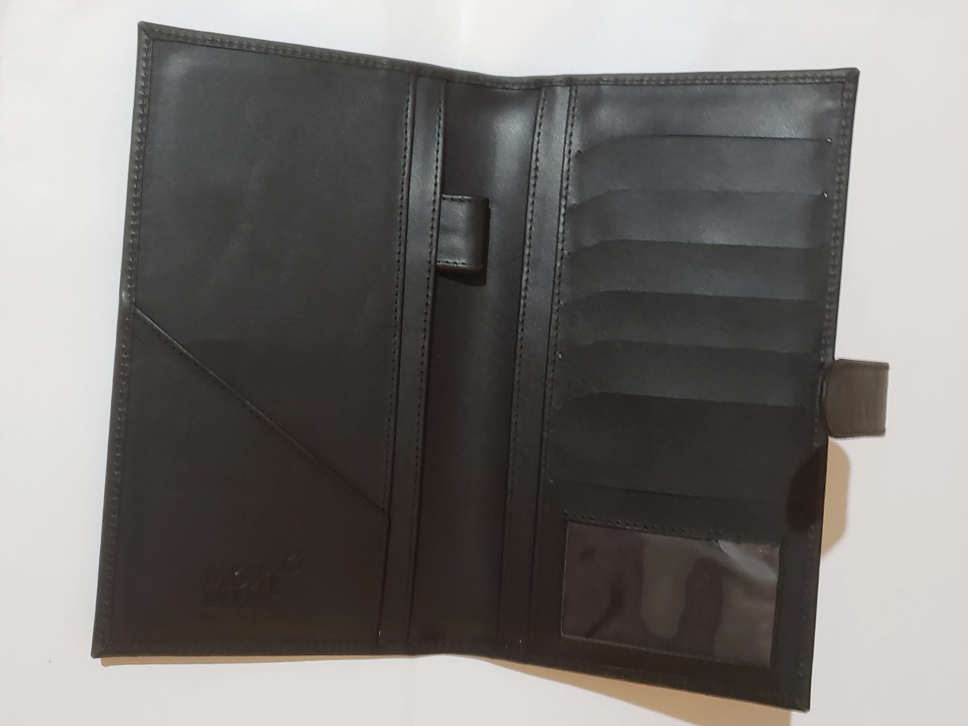 Mont Blanc Travel Wallet Leather Case - image 5
