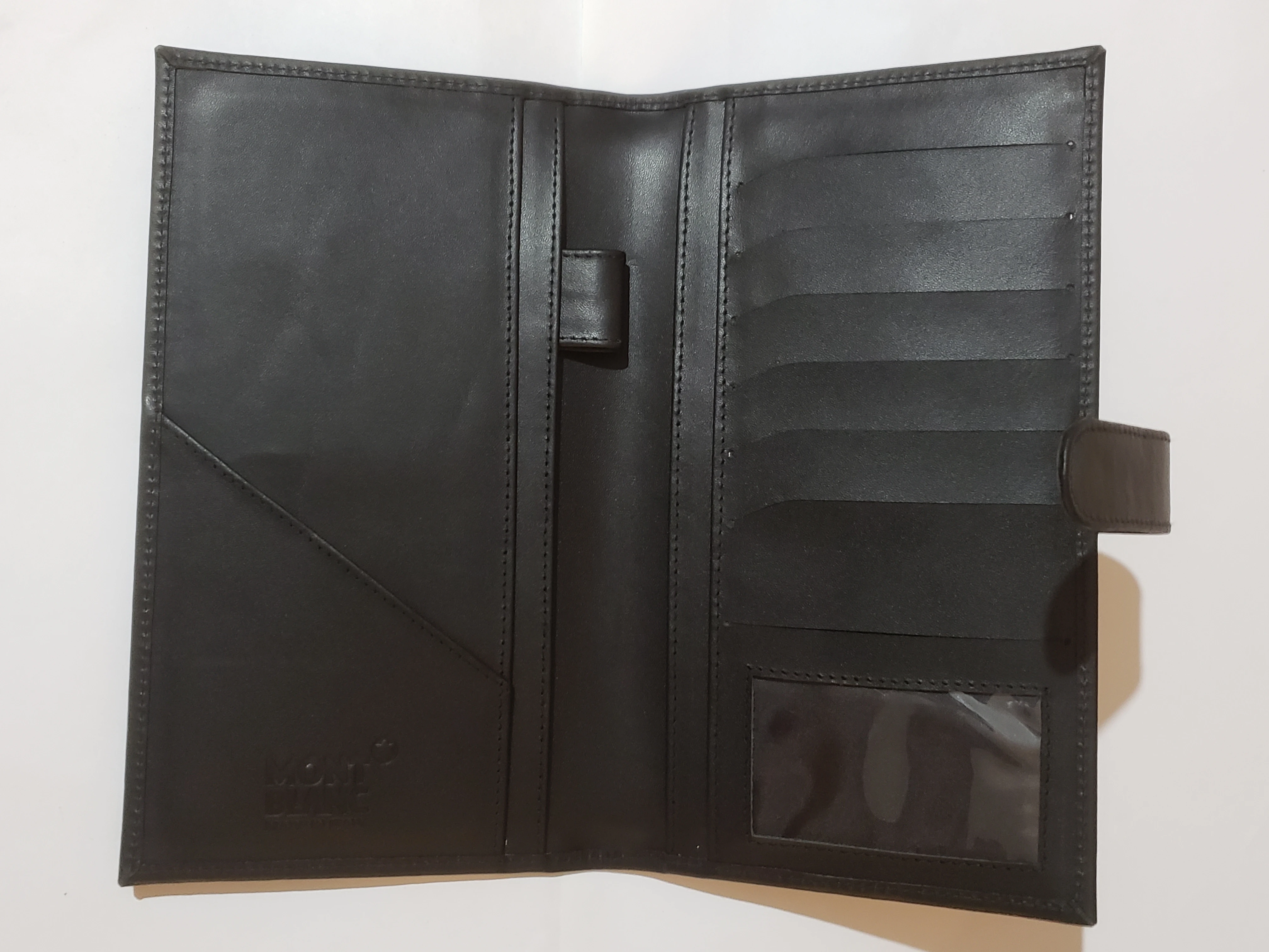 Mont Blanc Travel Wallet Leather Case - image 3