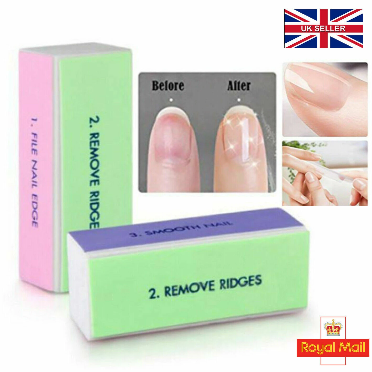 Generic 4-Way Nail Buffer Block Shiner - image 3