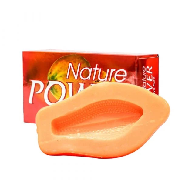 Aromame Nature Power Papaya Beauty Aura Soap 125g - image 3