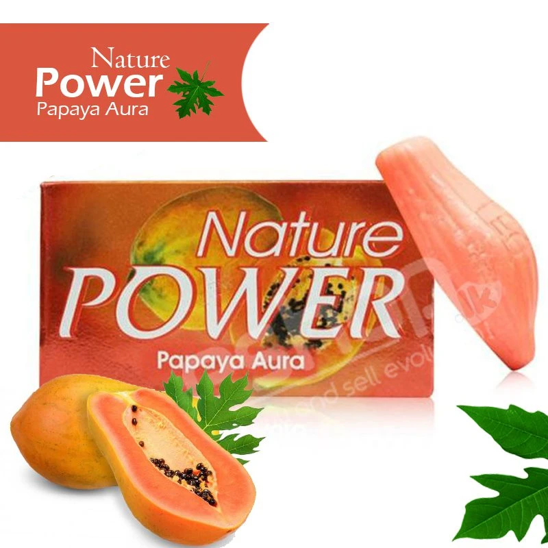 Aromame Nature Power Papaya Beauty Aura Soap 125g - image 2
