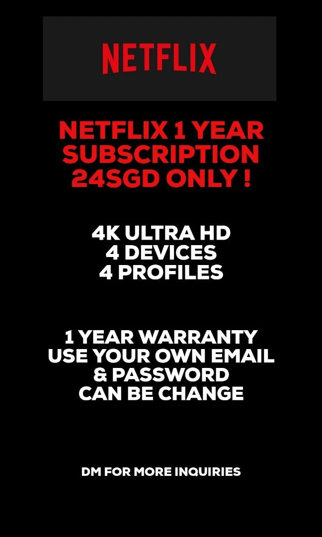 Netflix Premium 1Y Subscription - image 2