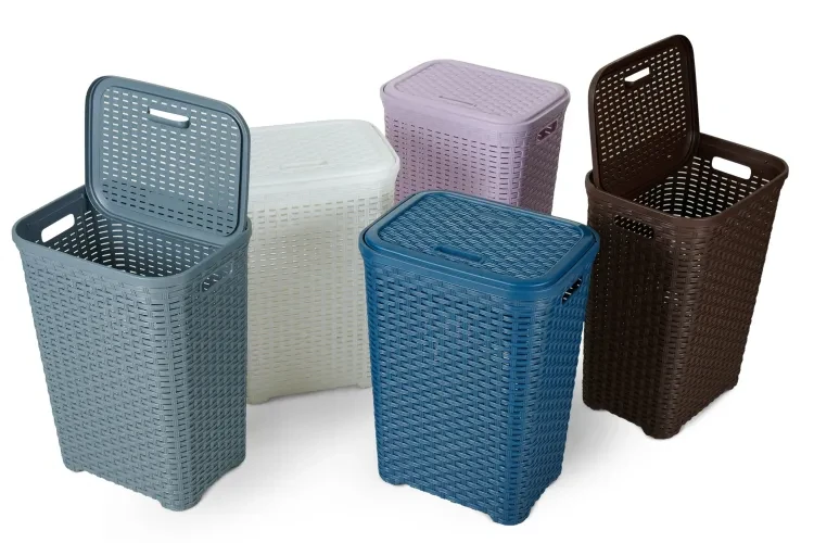 Plastic Laundry Basket Rattan Phoenix