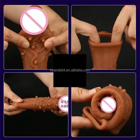 Generic Reusable Condom Penis Extender Sleeve - image 4