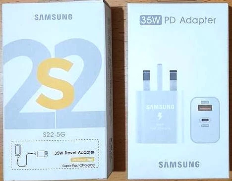 Samsung 35W PD 3.0 5A Dual Port Power Adapter