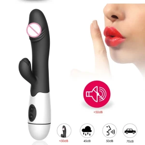 Generic 30-Speed Rechargeable Dual Motor Rabbit Vibrator