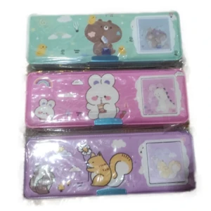 Generic Double Side Pencil Box with Calculator