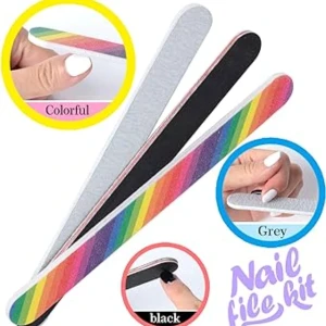 Generic Double-Sided Nail File 3 Pcs Pack