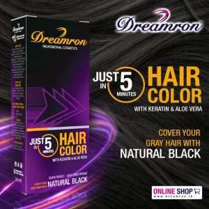 Dreamron 5 minute Hair Color Natural Black