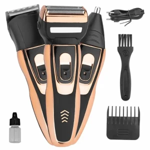 Geemy GM-595 Rechargeable 3 in 1 Shaver Trimmer