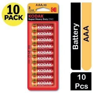 KODAK Super Heavy Duty ZINC Batteries AAA