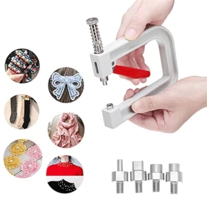 Generic Manual Round Pearl Fixing Machine High Efficiency