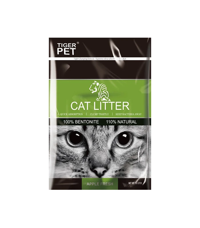 Tiger Cat Litter Apple Flavored, 8Kg