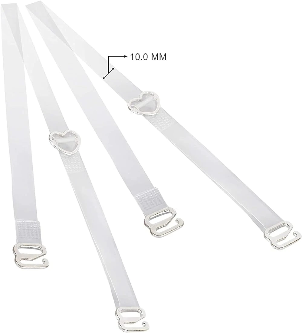 Generic Transparent Invisible Non-Slip Adjustable Bra Straps - image 3
