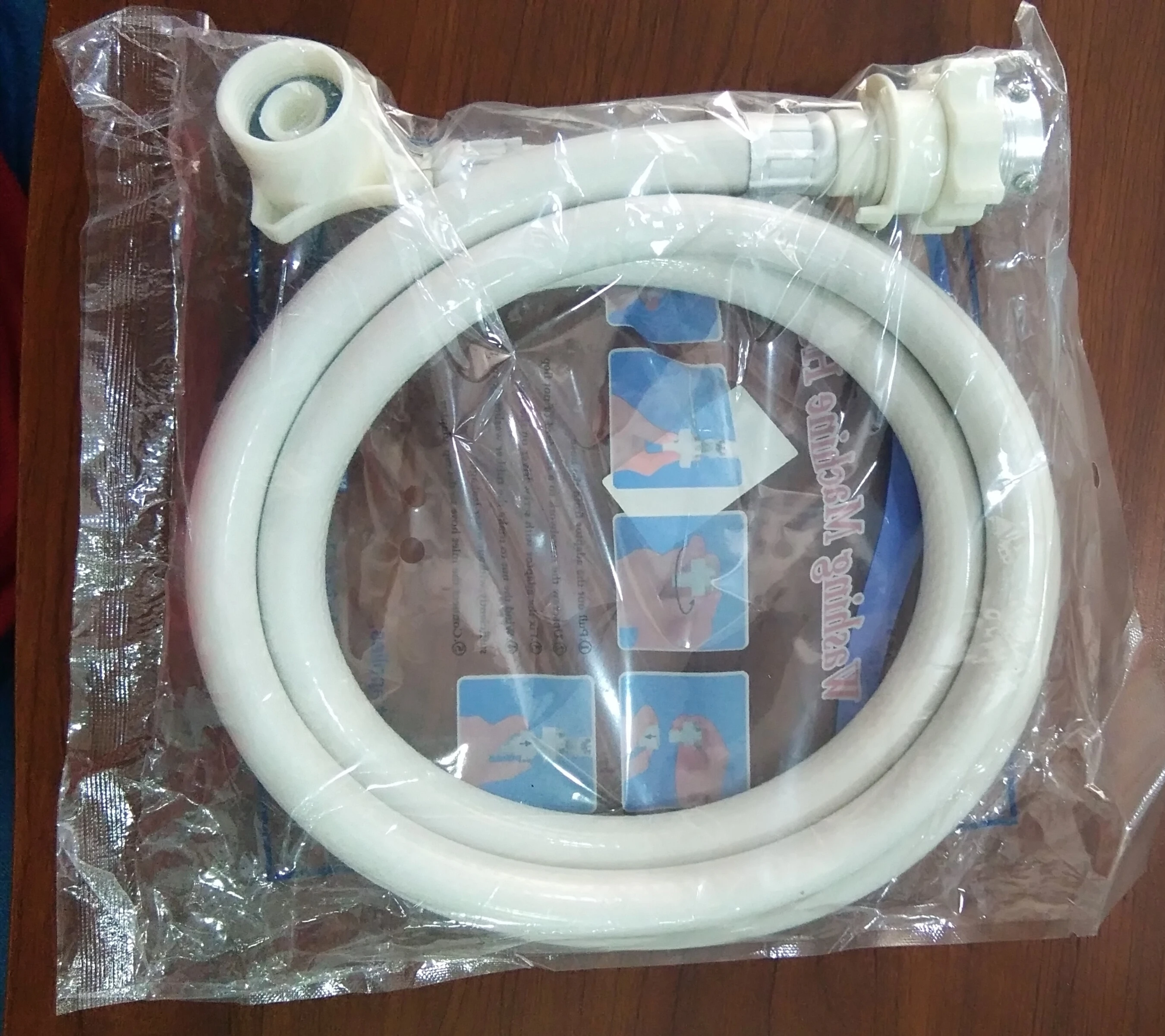 Generic Washing Machine Inlet Hose 2M White - image 2