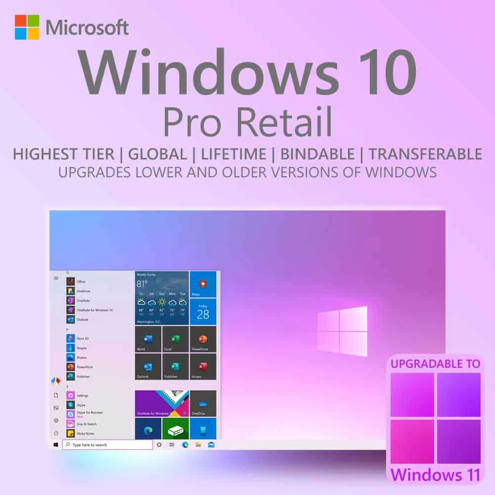 Microsoft Windows 10/11 Pro Key