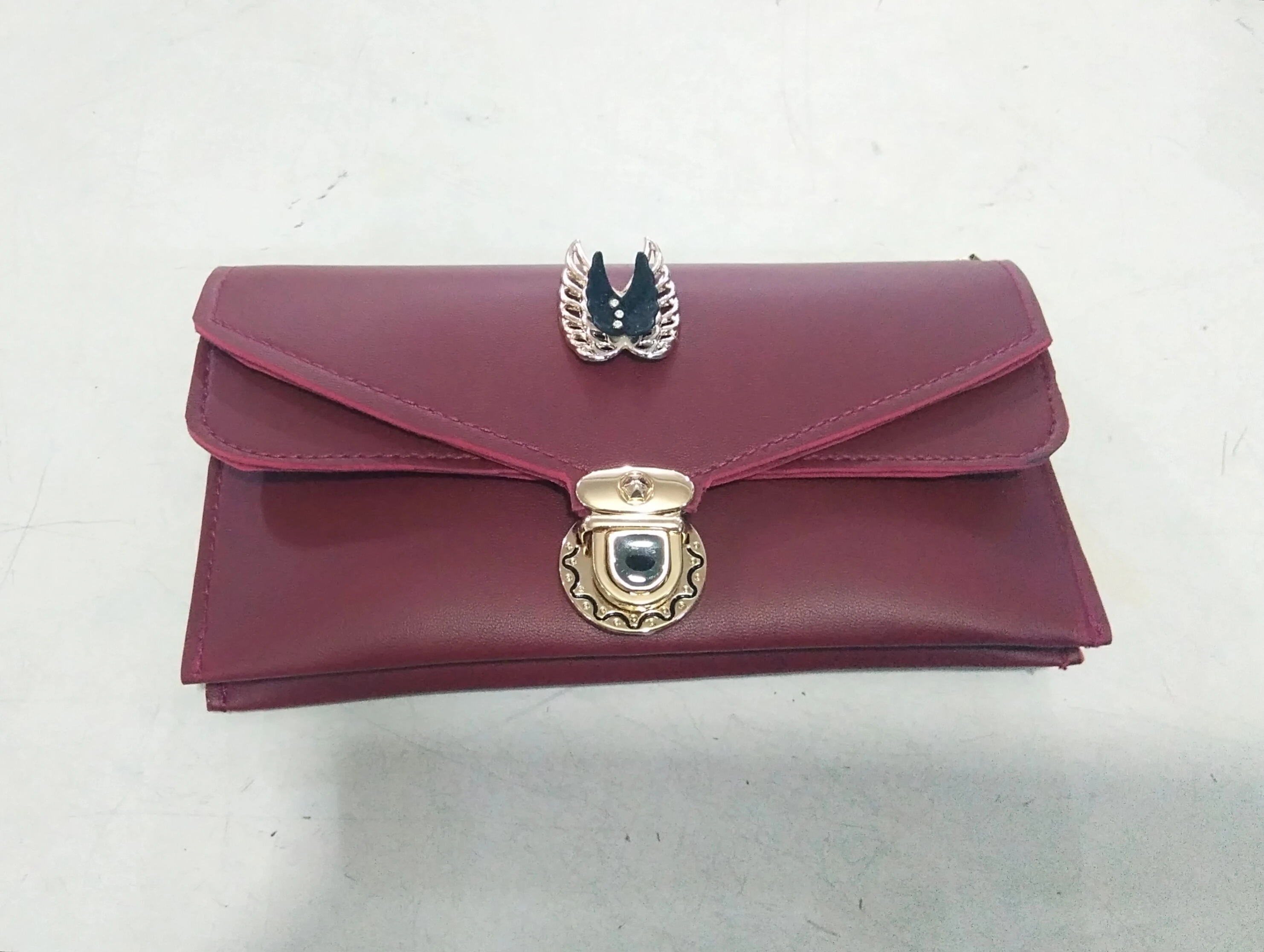Generic Leather Wallet Phone Card Holder Clutch