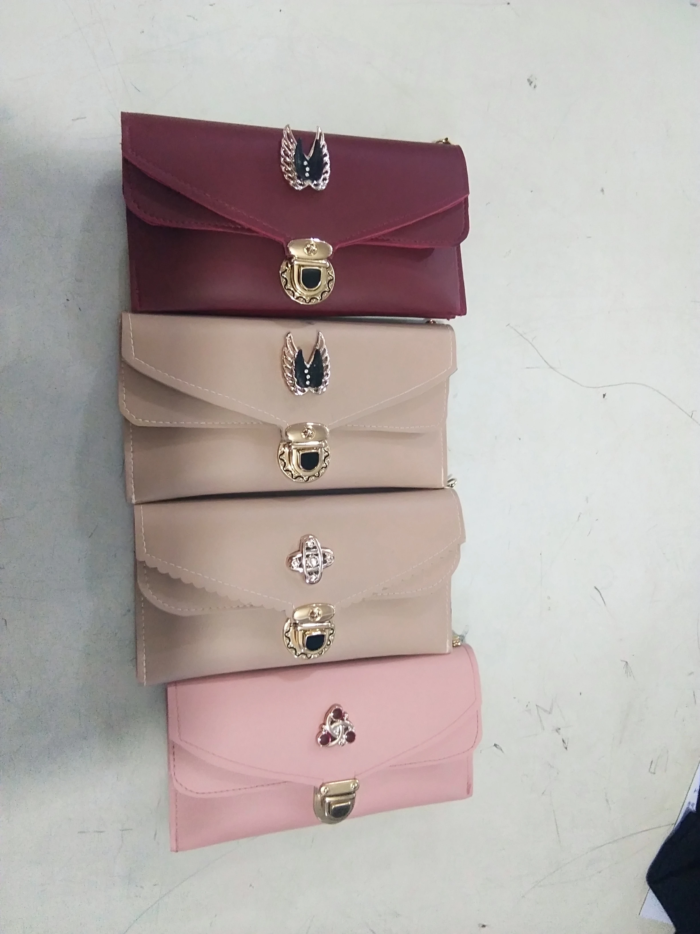 Generic Leather Wallet Phone Card Holder Clutch - image 2