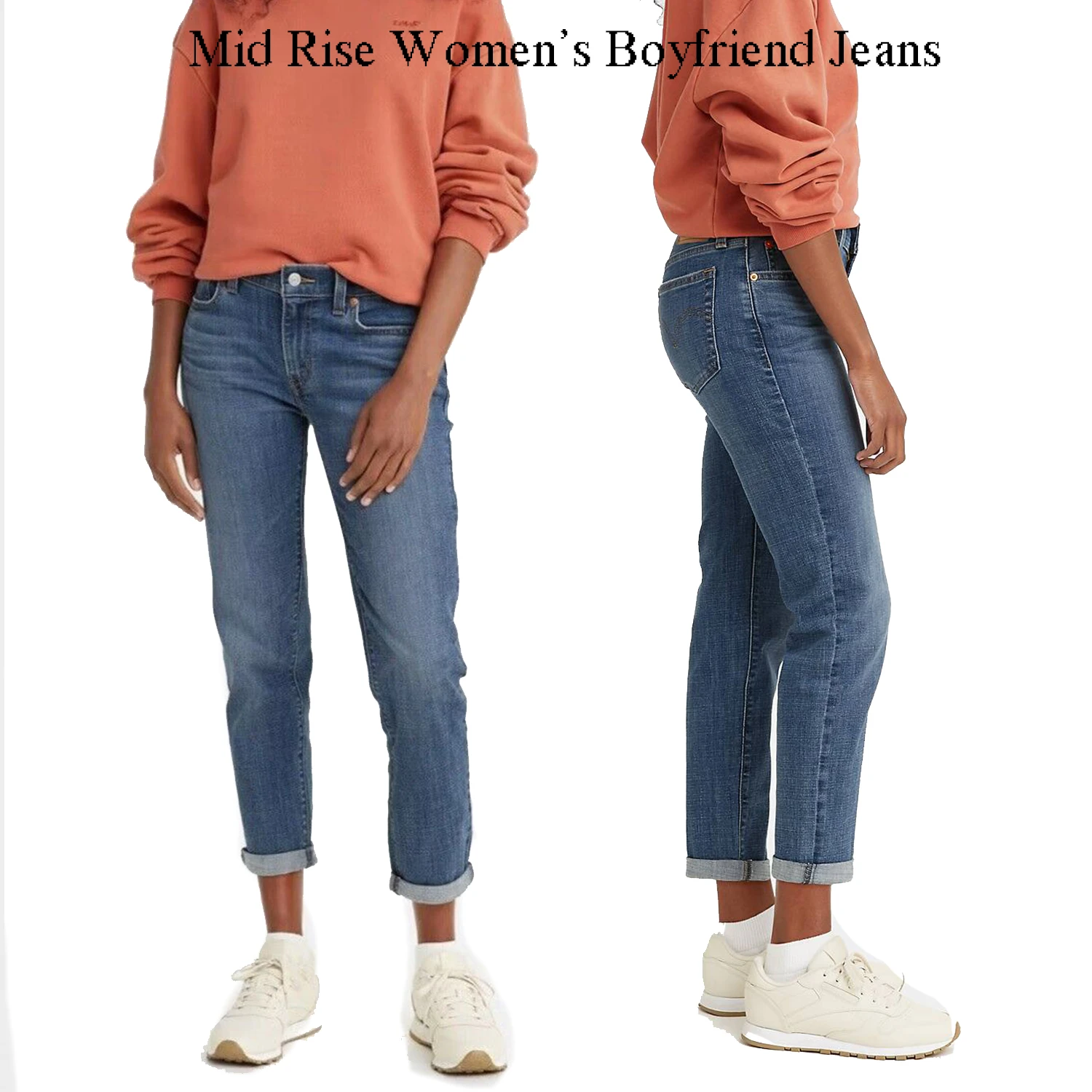 Levi's Women's Mid Rise Boyfriend Jeans