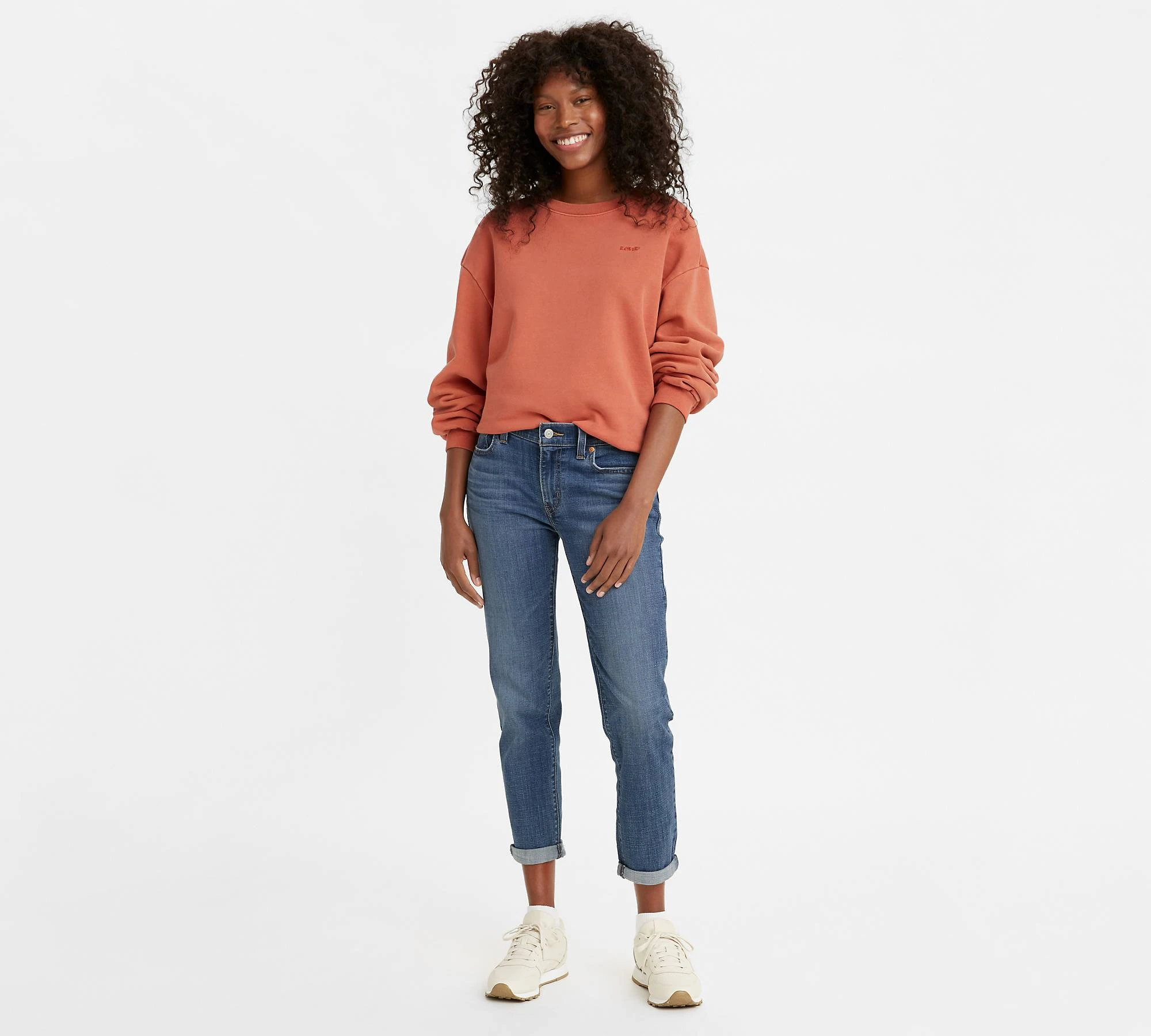 Levi's Women's Mid Rise Boyfriend Jeans - image 4