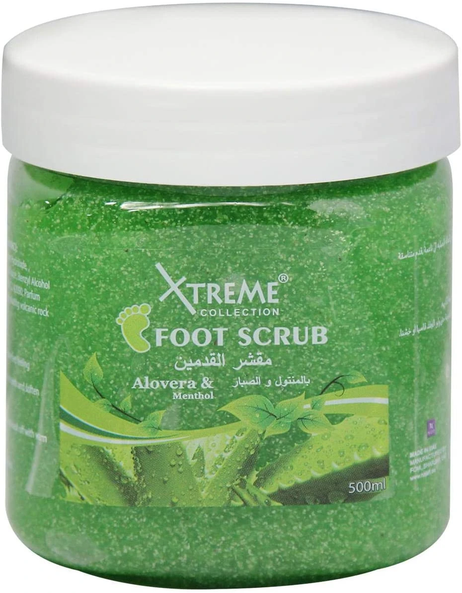 Xtreme Collection Foot Scrub 500ml Aloe Vera & Menthol - image 3