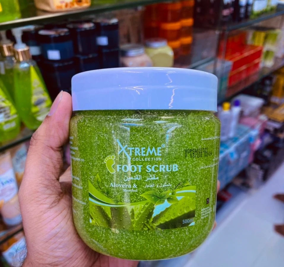 Xtreme Collection Foot Scrub 500ml Aloe Vera & Menthol - image 6