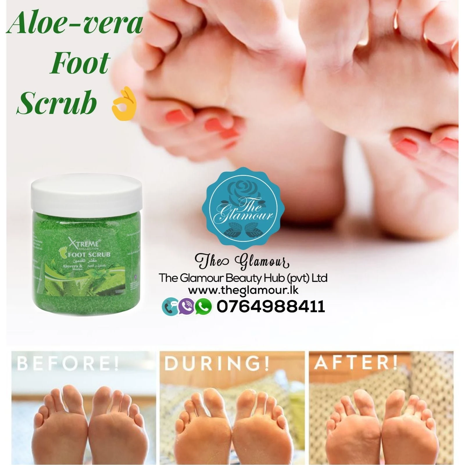 Xtreme Collection Foot Scrub 500ml Lavender & Menthol - image 3