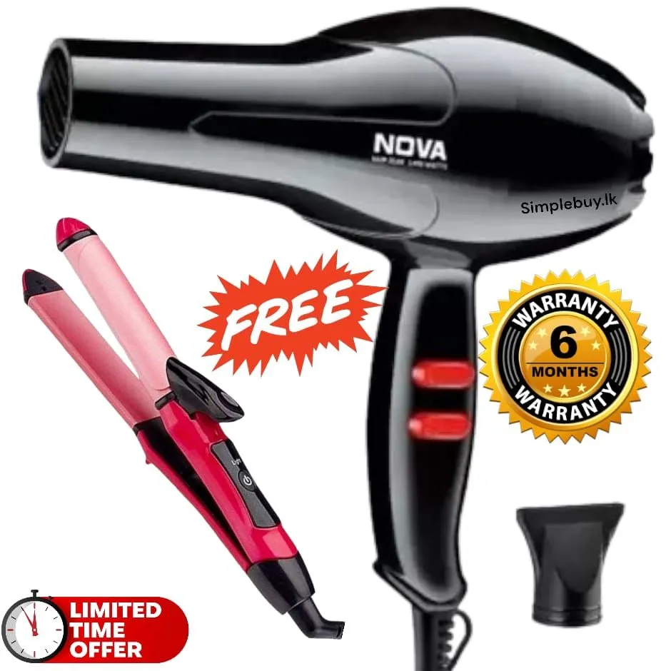 NOVA NHC-2009 Hair Curler and Hair Straightener
