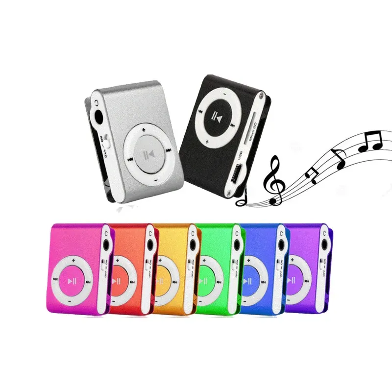 Generic Stylish Portable Mirror Mini Clip MP3 Player - image 1
