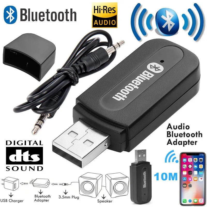 Generic 3.5mm USB Bluetooth AUX Audio Music Receiver