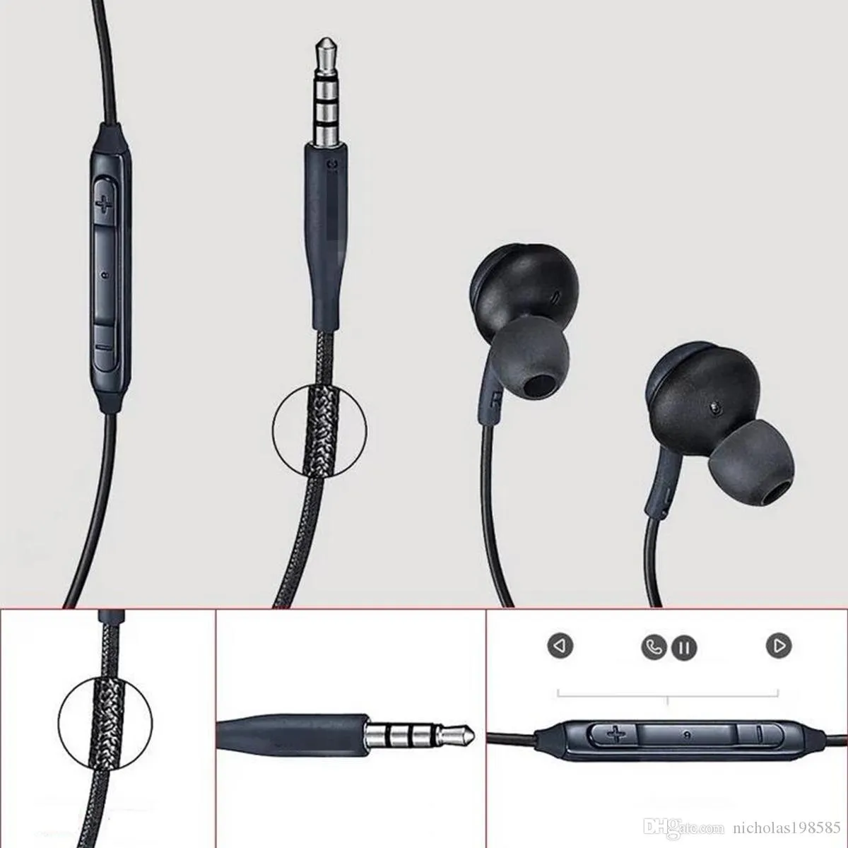 AKG Headphones Handsfree Earphone In Ear Earbud HandFree - image 1
