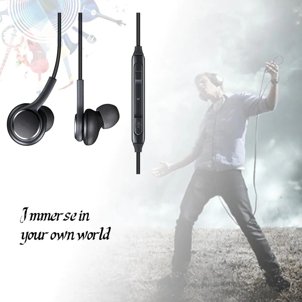Generic In-ear Wired Headset For Galaxy S8 S9 S7 Note 8 - image 3