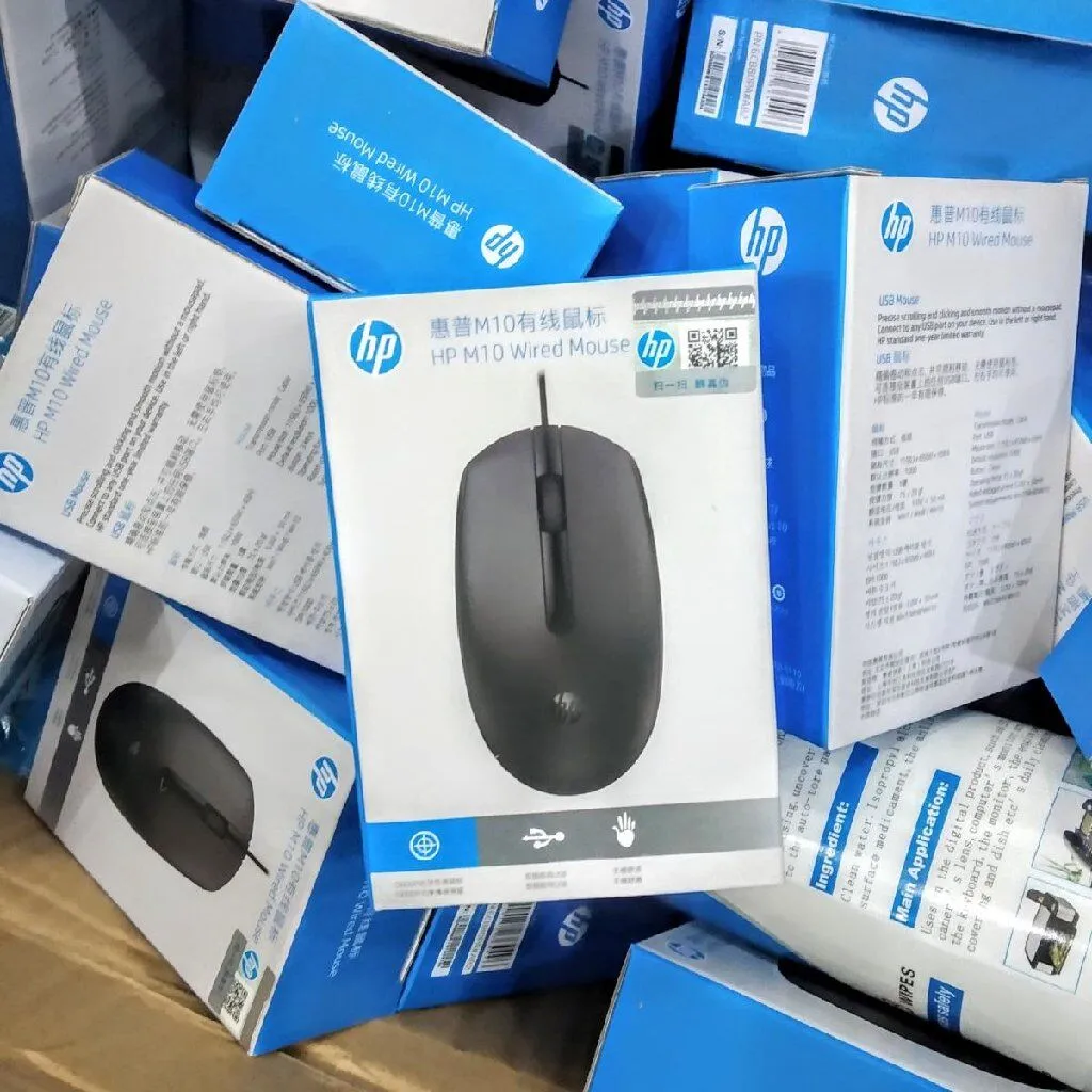 HP M10 Mouse Wired Optical for Laptop PC - image 3