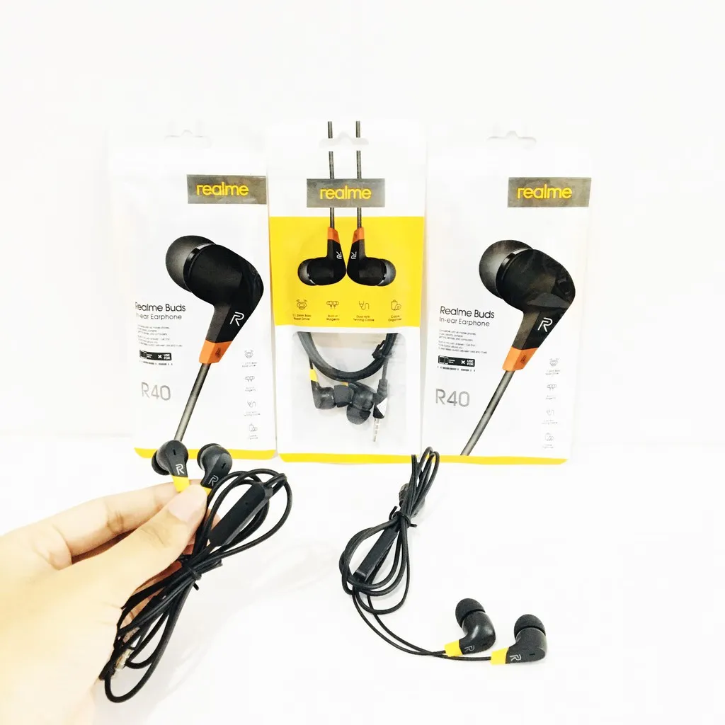 Realme R40 Universal Headset High Quality Buds - image 4