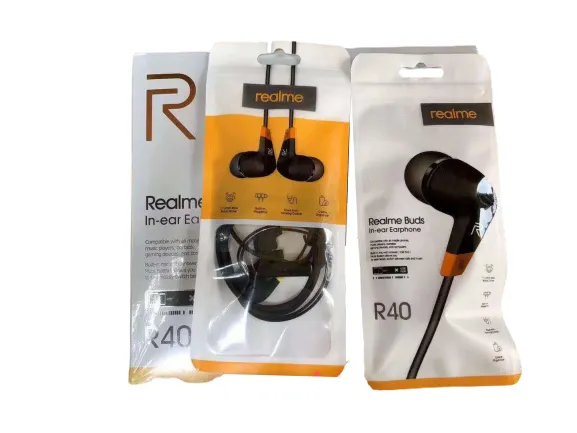 Realme R40 Universal Headset High Quality Buds - image 5