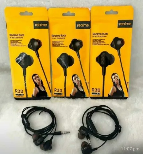 Realme R30 Wired In-ear Stereo Headset Earphone - image 2