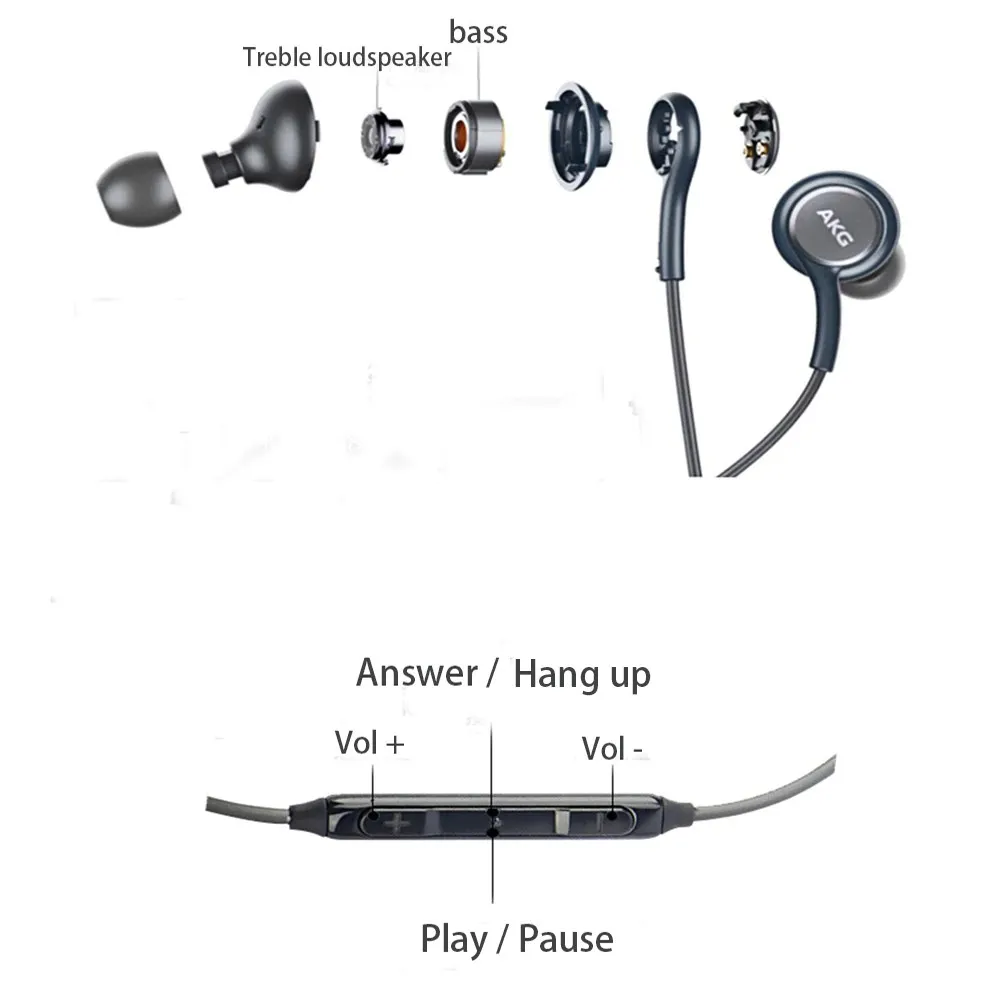 Samsung Galaxy S8 S9 S10 Smartphone Headphone - image 2