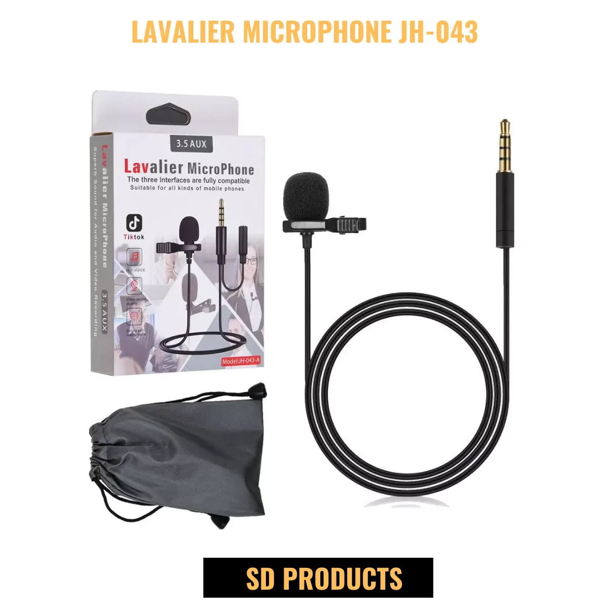 Tik Tok Professional Lavalier Mic for Microphone - image 1